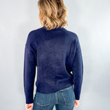 Nation Navy Turtleneck Sweater Molly Bracken