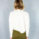 Nation White Turtleneck Sweater Molly Bracken