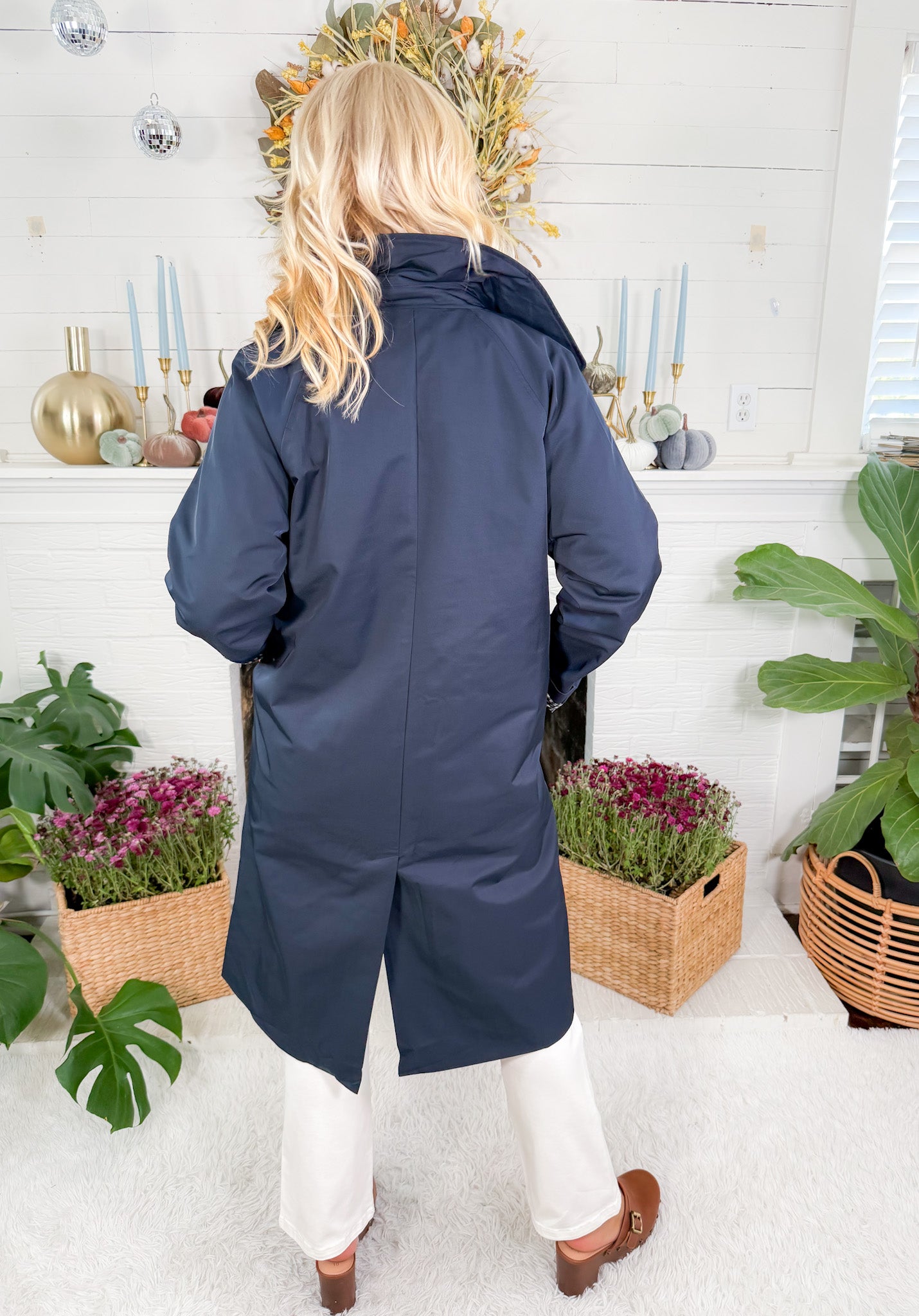 Navy Trench Coat TCEC
