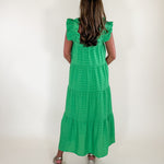 Nelson_Green_Textured_Green_Maxi_Dress