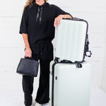 Newman Black Wide Leg Pants See and Be Seen