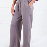 Newman Mocha Wide Leg Pants See and Be Seen