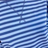 Nicholas Navy + Storm Striped Oversized Knit Top Day and Moon