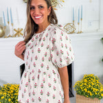 Nina Tan Cottage Stripes Top Mary Square