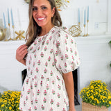 Nina Tan Cottage Stripes Top Mary Square