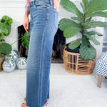 Nori High Rise Wide Leg Dark Jean HIDDEN