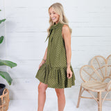 Isla Olive Dotty Mini Dress