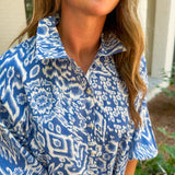 Oakley Blue Acorn Mini Dress Elan
