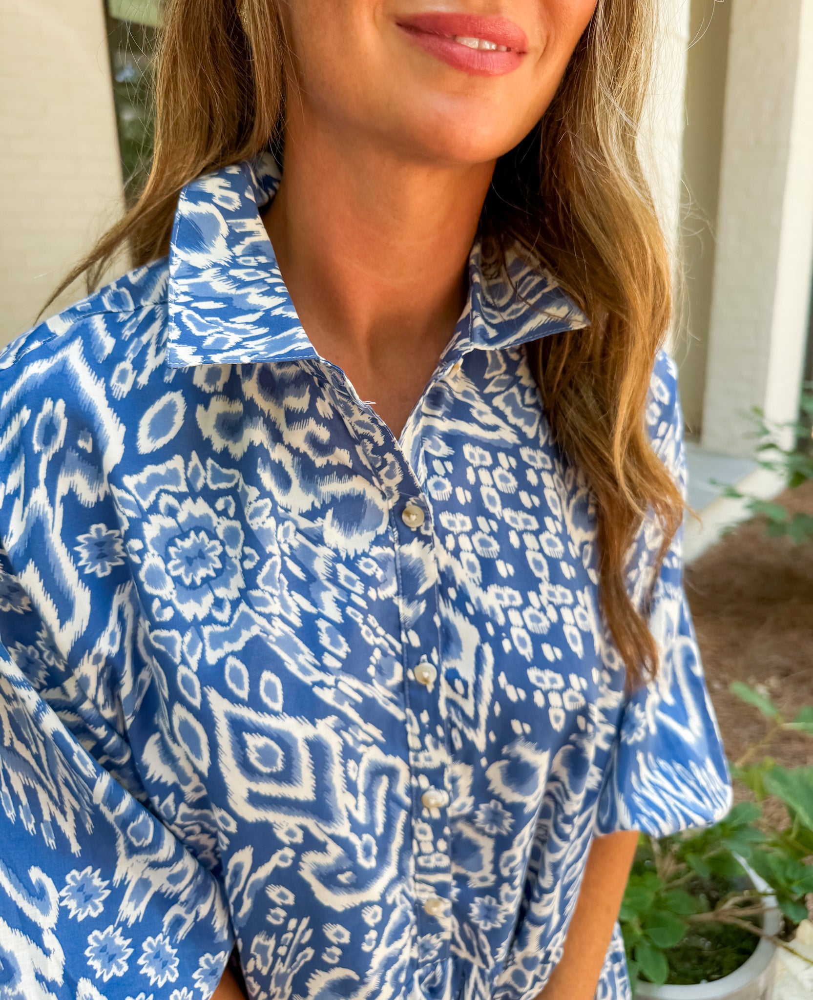 Oakley Blue Acorn Mini Dress Elan