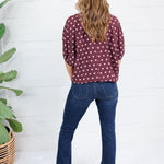 Oliver Wine Dotty Top Entro