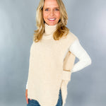 Ollie Cream Sleeveless Sweater Molly Bracken