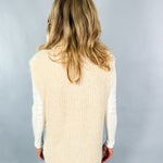 Ollie Cream Sleeveless Sweater Molly Bracken