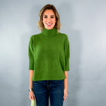 Opal Olive Turtleneck Sweater