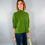 Opal Olive Turtleneck Sweater