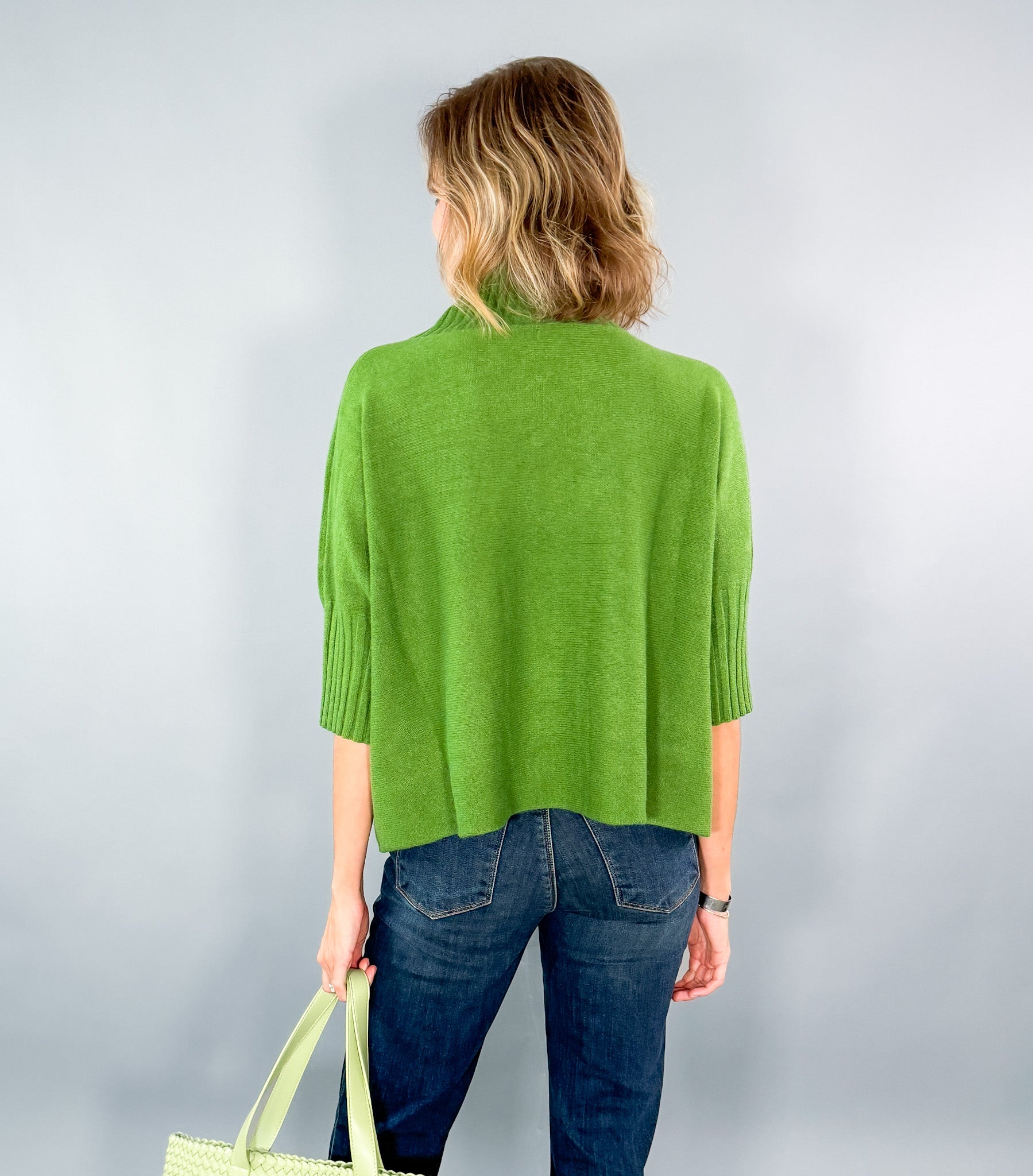 Opal Olive Turtleneck Sweater