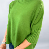 Opal Olive Turtleneck Sweater