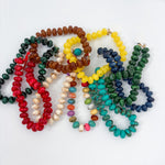 Palms Resin Chunky Beaded Necklace