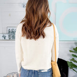 Parchment Mock Turtleneck Top BOBI 