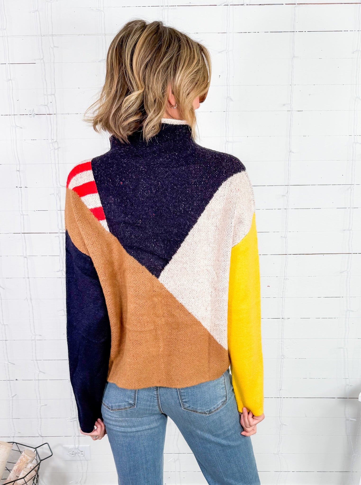 Parker Nautical Flags Inspired Sweater THML
