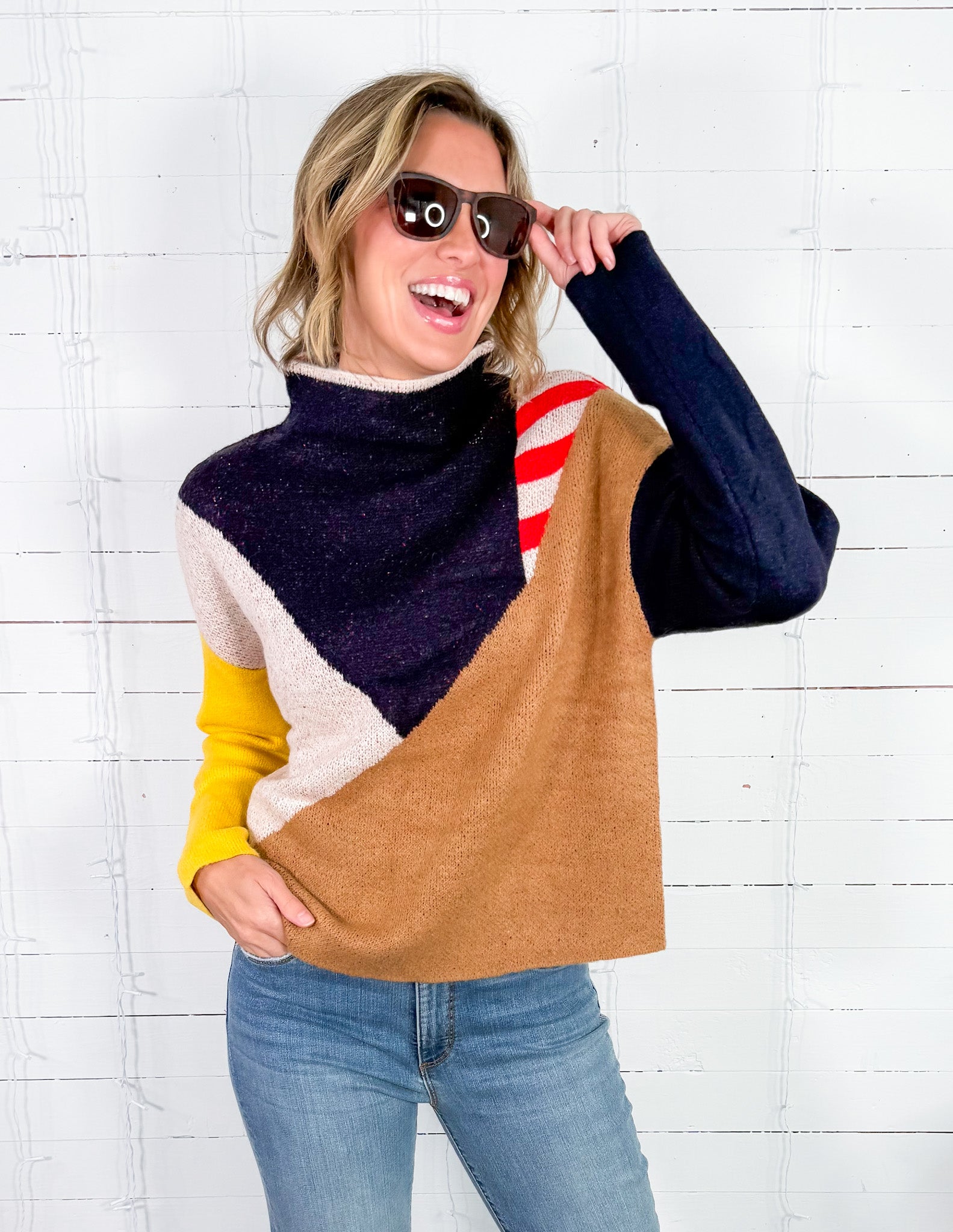 Parker Nautical Flags Inspired Sweater THML