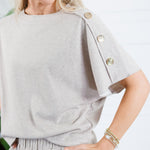 Parsons Mocha Knit Top See and Be Seen