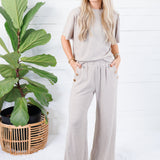 Parsons Mocha Knit Top See and Be Seen