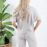 Parsons Mocha Knit Top See and Be Seen