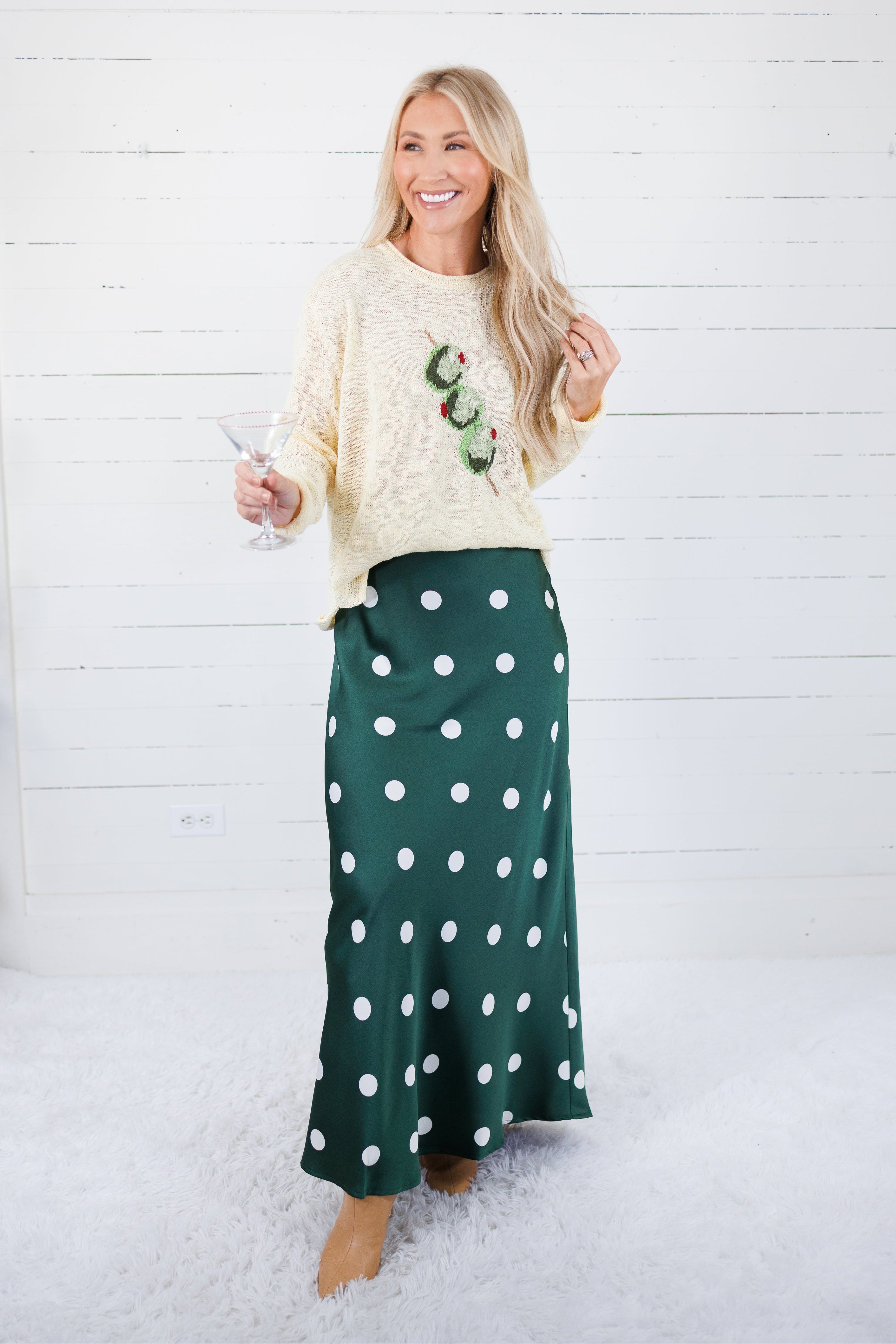 Patterson Butter Olive Sweater Sunday Edition