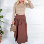 Paulson Beige Ruffle Sweater Compania Fantastica