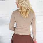 Paulson Beige Ruffle Sweater Compania Fantastica