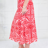 Penny Pink + Raspberry Maxi Skirt
