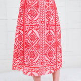 Penny Pink + Raspberry Maxi Skirt