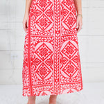 Penny Pink + Raspberry Maxi Skirt