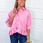 Perkins Ballet Slipper Pink Flounce Top Entro