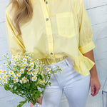Perkins Sunny Yellow Flounce Top Entro