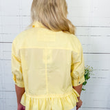 Perkins Sunny Yellow Flounce Top Entro