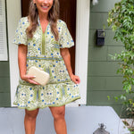 Phoebe Olive Sundial Mini Dress THML