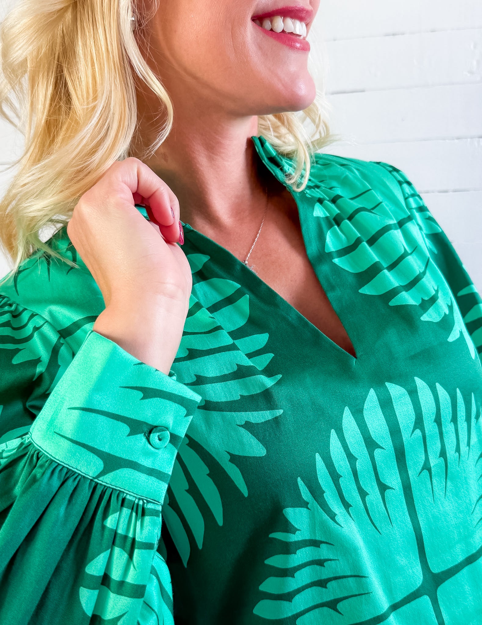 Phoebe Palm Royale Top Alden Adair