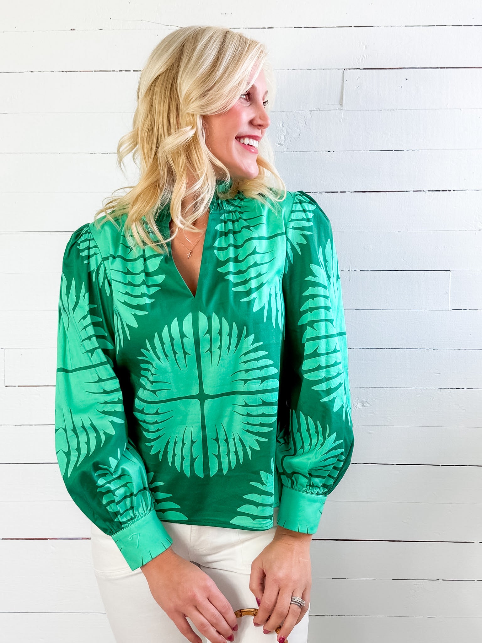 Phoebe Palm Royale Top Alden Adair