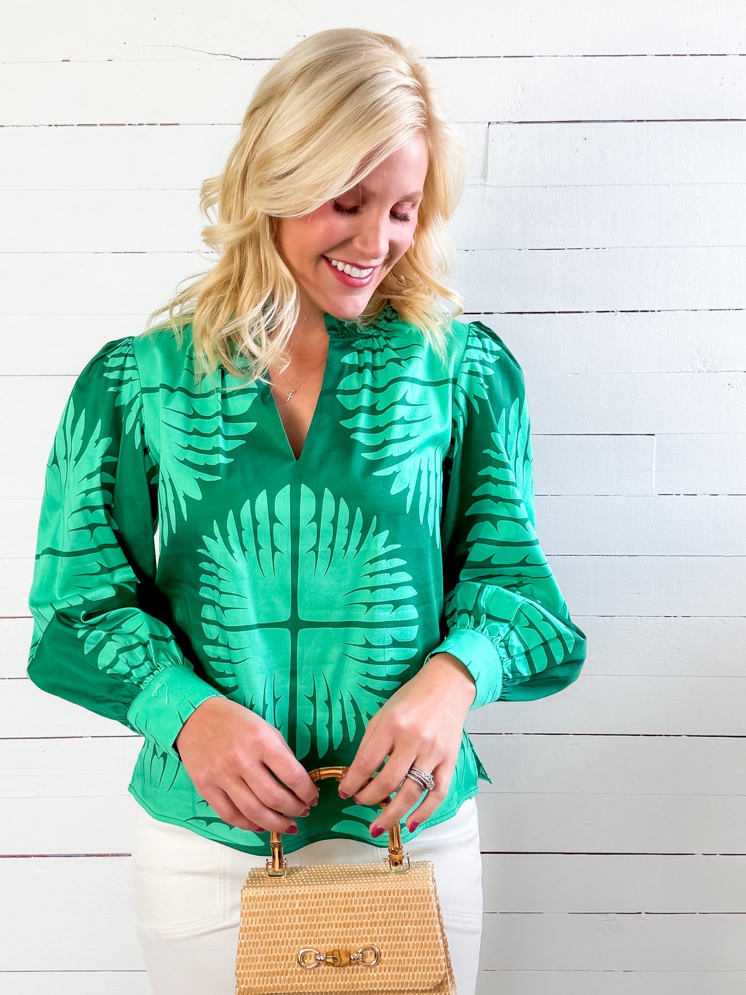 Phoebe Palm Royale Top Alden Adair