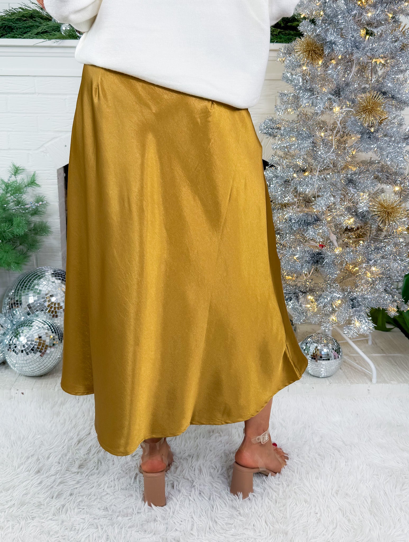 Piston Gold Slip Skirt Molly Bracken