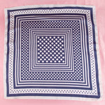 Polka Dot Concentric Square Print Scarf