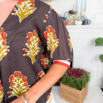 Polly Chocolate Fleur Top THML
