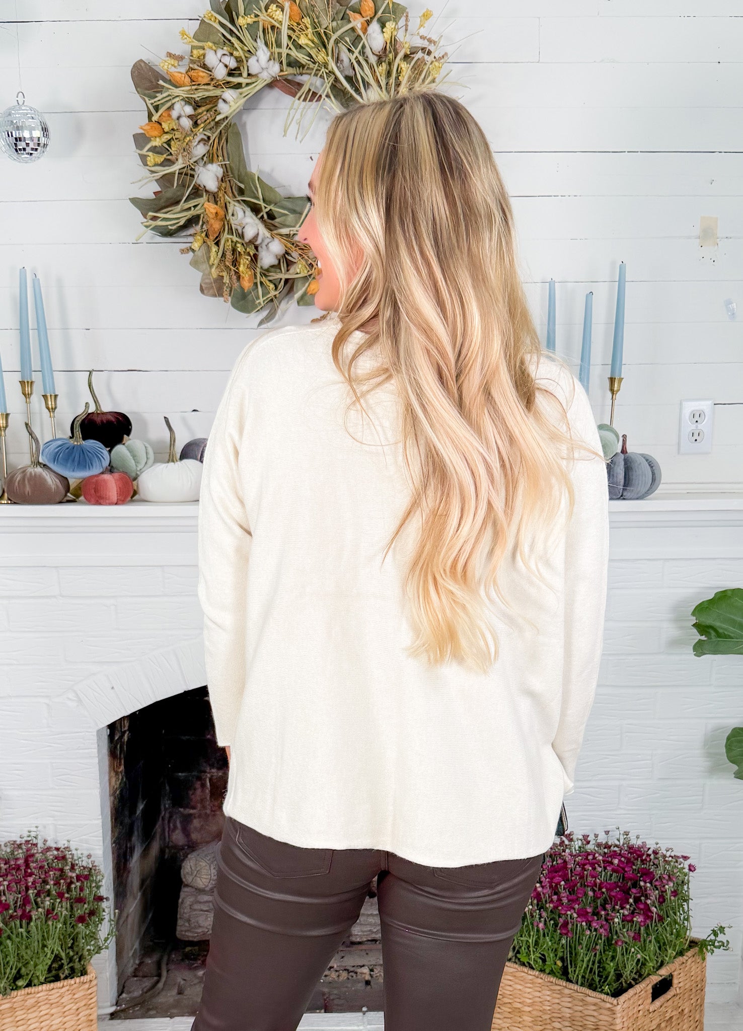 Polly Cream Cozy Sweater PINCH