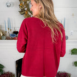 Polly Garnet Cozy Sweater PINCH