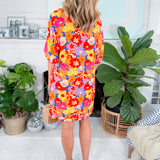 Poppy Floral Fusion Mini Dress Emily McCarthy