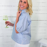 Poppy Grapemist Stripe Top Emily Mccarthy