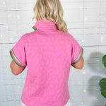 Poppy Magenta Cheetah Pullover Top Emily McCarthy