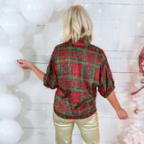 Poppy Tartan Cheetah Top Emily McCarthy