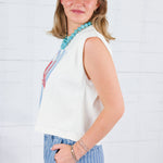 Poppy & Pine Ivory Cape Cod Lobster Sleeveless Tee Poppy & Pine